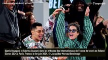 PHOTOS Sabrina Ouazani à Roland-Garros : fous rires, danse... et bisous ! Elle se lâche en tribunes avec un célèbre acteur