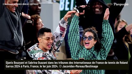PHOTOS Sabrina Ouazani à Roland-Garros : fous rires, danse... et bisous ! Elle se lâche en tribunes avec un célèbre acteur