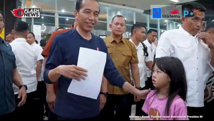 Kunjungi Lippo Plaza, Presiden Jokowi Sapa Masyarakat Kota Lubuklinggau