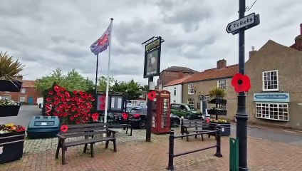 Stunning D-Day 80 poppy display in Burgh le Marsh
