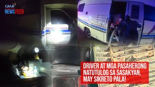 Driver at mga pasaherong natutulog sa sasakyan, may sikreto pala! | GMA Integrated Newsfeed