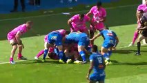 TOP 14 - Essai de Pierre POPELIN (CO) - Castres Olympique - Stade Français Paris