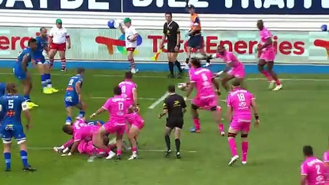 TOP 14 - Essai de Masivesi DAKUWAQA (SFP) - Castres Olympique - Stade Français Paris