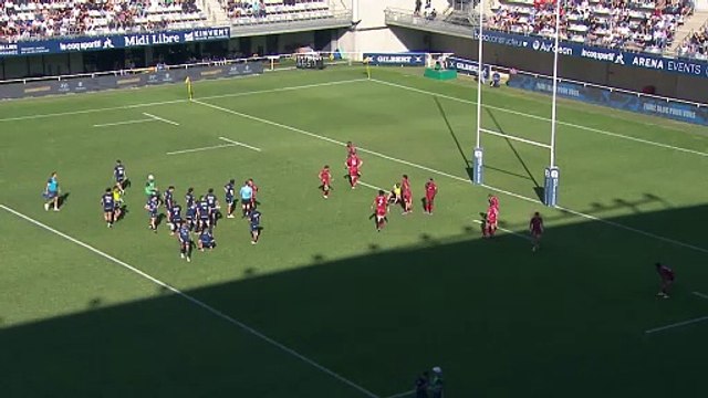 TOP 14 - Essai de Jan SERFONTEIN 3 (MHR) - Montpellier Hérault Rugby - LOU Rugby