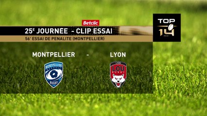 TOP 14 - Essai de pénalité (MHR) - Montpellier Hérault Rugby - LOU Rugby