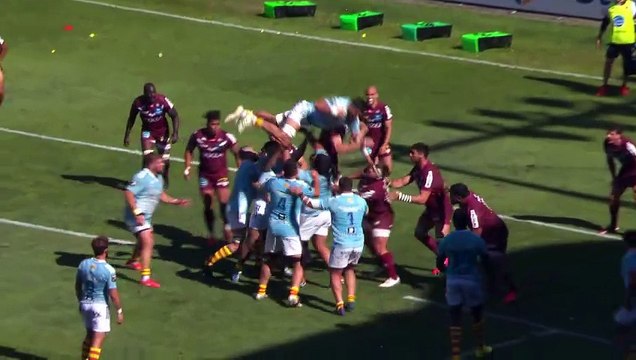 TOP 14 - Essai de Joaquin OVIEDO (USAP) - USA Perpignan - Union Bordeaux-Bègles