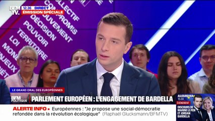 Présidentielle 2027: "Si nous gagnons les élections et que je suis amené à exercer des responsabilités au niveau national, je quitterai mon mandat de parlementaire", déclare Jordan Bardella (Rassemblement national)