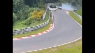 24H Nurburgring 2024 Race Van Der Linde Kreutzpointer Pirrone Massive Crash Flip Amateur Video