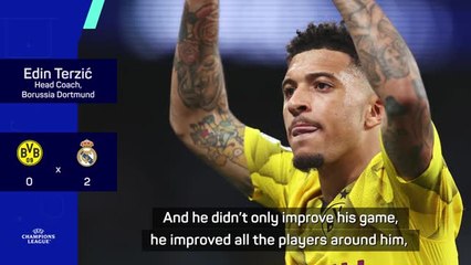 Terzic unsure on 'brilliant' Sancho's Dortmund future