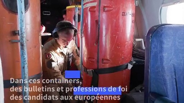 Européennes: les bulletins de vote largués par avion en Polynésie française