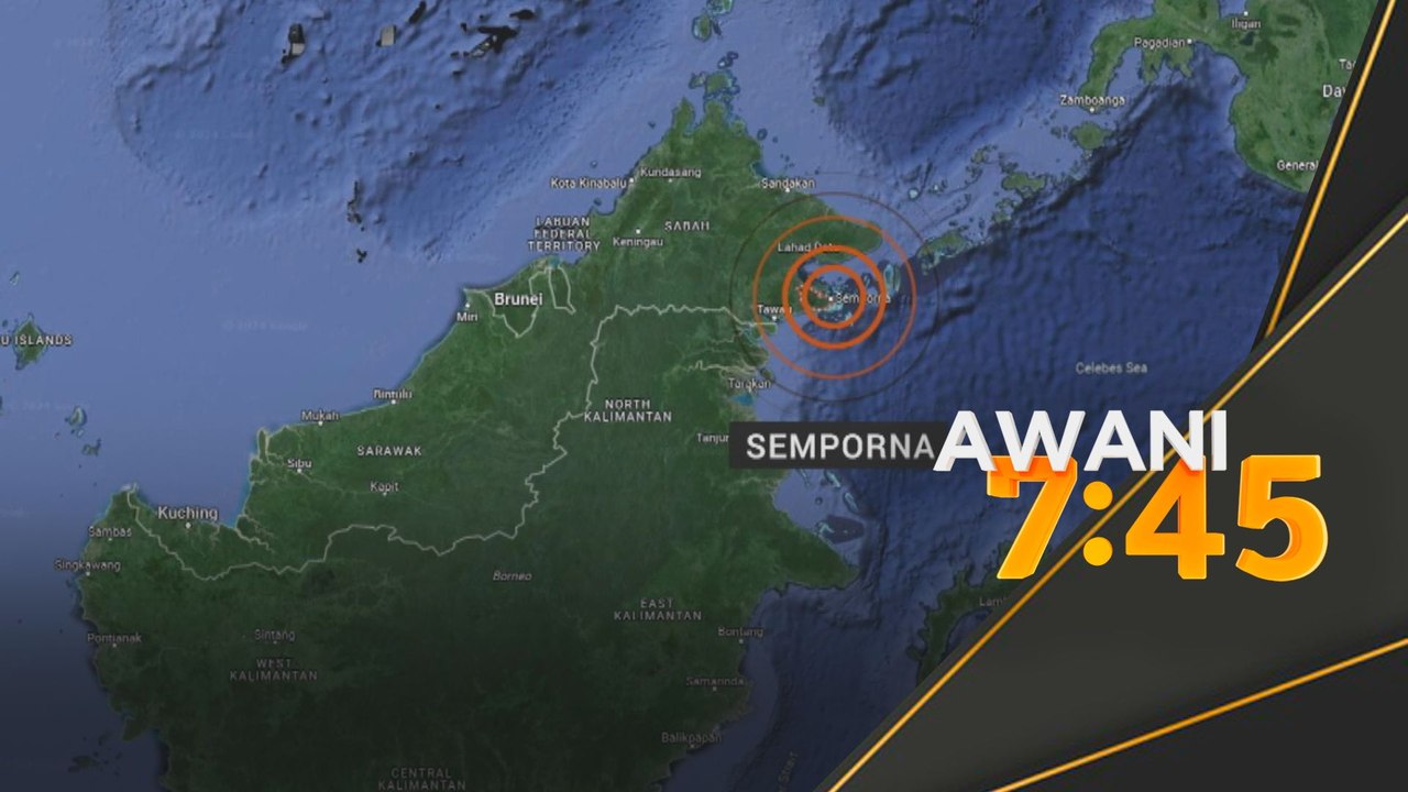 Gempa bumi lemah dikesan berdekatan Semporna