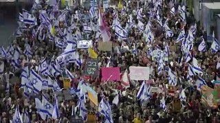 Gaza-Krieg: Tausende demonstrieren in Tel Aviv für Abkommen mit Hamas