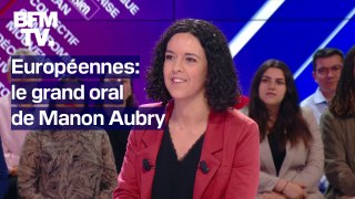 Gaza, annexion de la Crimée, immigration... le grand oral des Européennes de Manon Aubry sur BFMTV