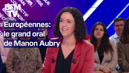 Gaza, annexion de la Crimée, immigration... le grand oral des Européennes de Manon Aubry sur BFMTV
