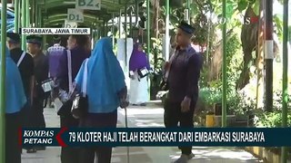 79 Kloter Jemaah Haji dari Embarkasi Surabaya Diberangkatkan ke Tanah Suci