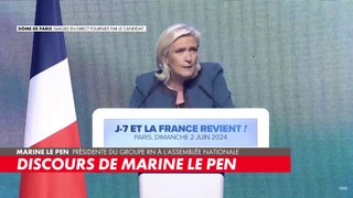 Marine Le Pen : «Les Français sont de plus en plus nombreux à prendre conscience que le 9 juin était une date majeure pour notre démocratie»