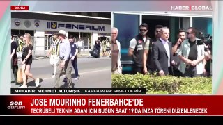 Fenerbahçe'de Mourinho imzalıyor! İşte imza töreni öncesi Kadıköy'de son durum