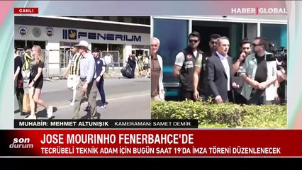 Fenerbahçe'de Mourinho imzalıyor! İşte imza töreni öncesi Kadıköy'de son durum