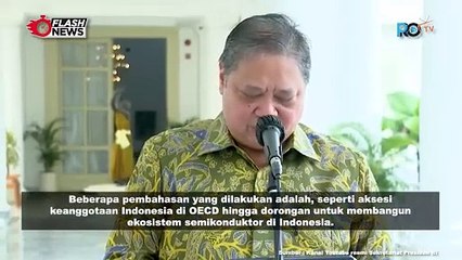 Airlangga Hartarto Kabarkan Hasil Pertemuan Jokowi dengan Sekjen OECD Bogor