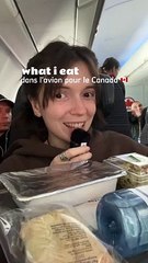 Que Manger dans l’Avion pour un Vol vers Montréal ? 🍽️