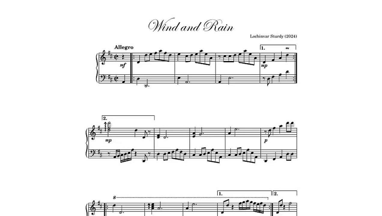 Wind and Rain