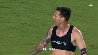La reacción de Messi al empate de su equipo en la MLS