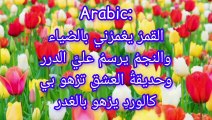 Arabic poetry with English translation