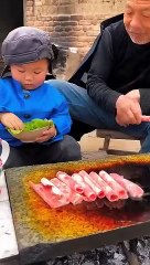 Chinese burger BBQ Lamb Rolls