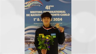 김우민, 마레 노스트럼 3차 대회에서 자유형 400m 개인 최고 기록 / YTN