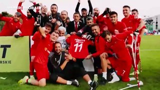 Ampute Milli Futbol Takımı'na Avrupa Şampiyonası için özel klip
