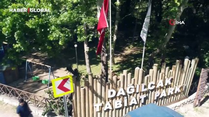 Termometreler 40 dereceyi aştı, vatandaş tabiata akın etti