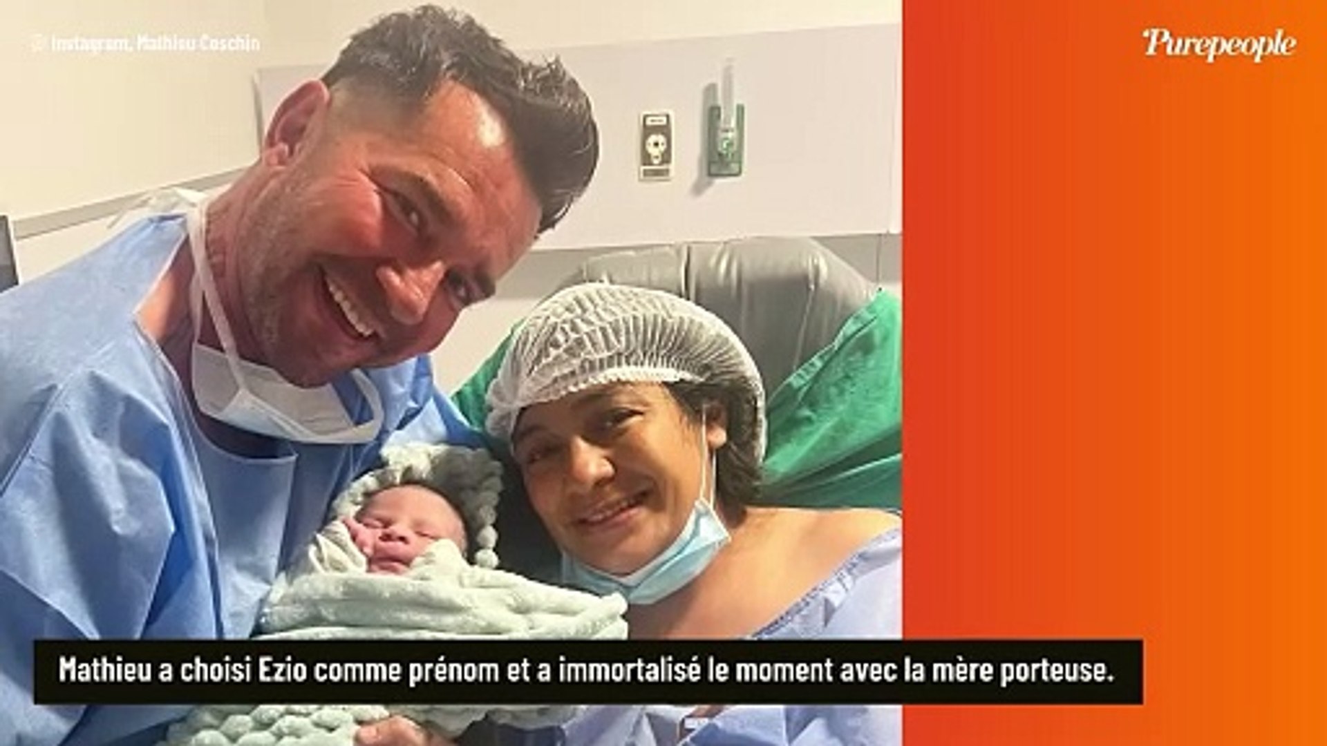 PHOTOS Mathieu (L'amour est dans le pré) sur un petit nuage, il dévoile le  visage de son fils Ezio