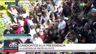 Clara Brugada emite su voto