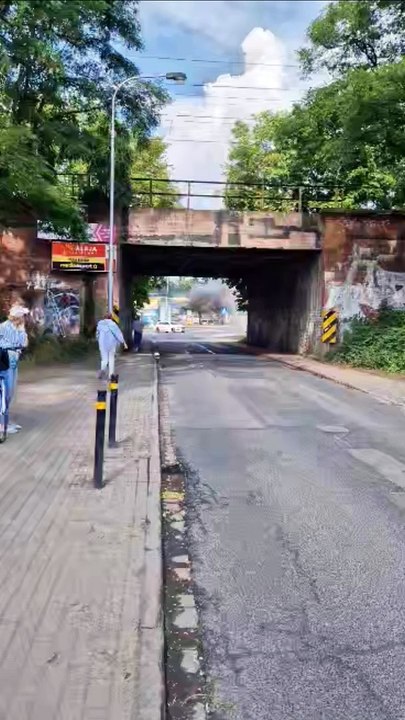 Pożar budy z kebabem we Wrocławiu. Nadesłane od czytelnika - autor Łukasz Ziomek