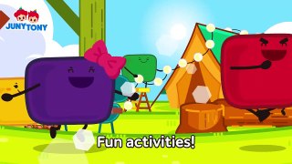 Marshmallows’ Camping What a Perfect Summer Night- Camping Song Kids Songs JunyTony
