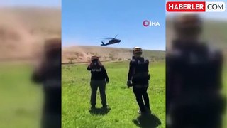 Aladağlar'da yaralanan dağcı helikopterle kurtarıldı