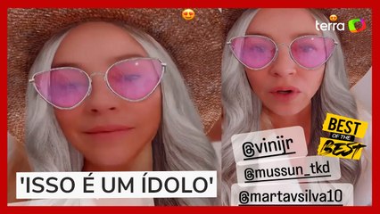 Luana Piovani volta a criticar Neymar e exalta Vini Jr: 'Nosso real e verdadeiro ídolo'