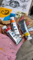 GOUACHE ou ACRYLIQUE ??