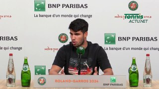 Tennis - Roland-Garros 2024 - Carlos Alcaraz : 