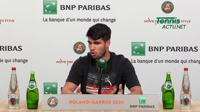 Tennis - Roland-Garros 2024 - Carlos Alcaraz : I don't like night session