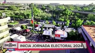 López Obrador y los candidatos presidenciales emiten su voto