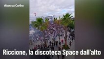 Riccione, la discoteca Space dall'alto