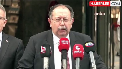 YSK Başkanı Ahmet Yener: Yayın yasağı kaldırıldı