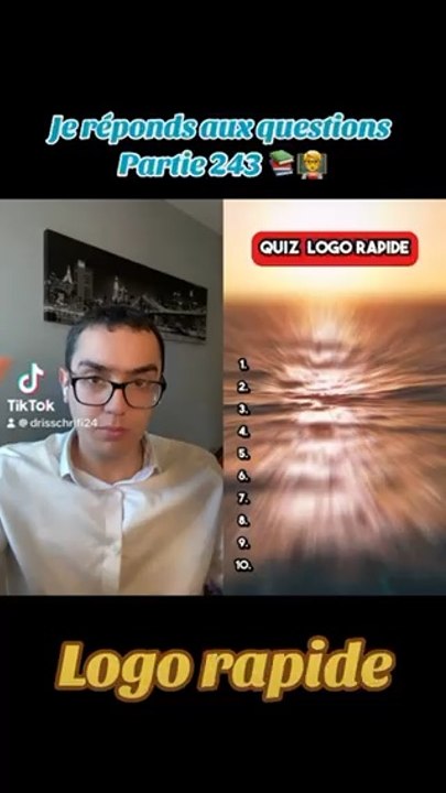 Je réponds aux questions pt 243 (Logo Rapide)‍