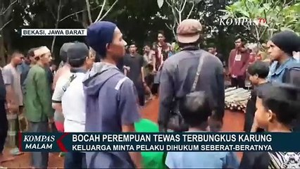 Bocah Perempuan Ditemukan Tewas Terbungkus Karung di Bekasi