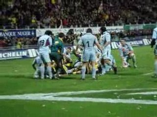 Troisième essai ASM - Bourgoin : Emmanuelli