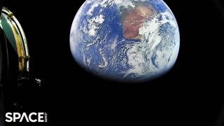 SpaceX Falcon 9 Second Stage Captured Stunning Earth View