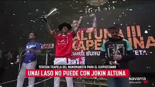 Altuna, campeón del Manomanista tras imponerse a Laso 22-5