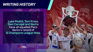 Modric, Kroos, Carvajal and Nacho - Real Madrid's history makers
