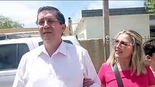 Jorge Alberto Elías Retes emite su voto